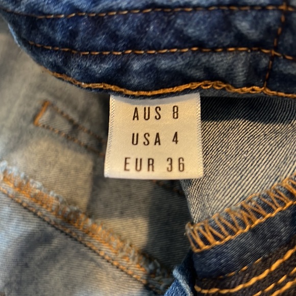 Cotton On Mid Rise Flair Denim Jeans - Picture 9 of 10